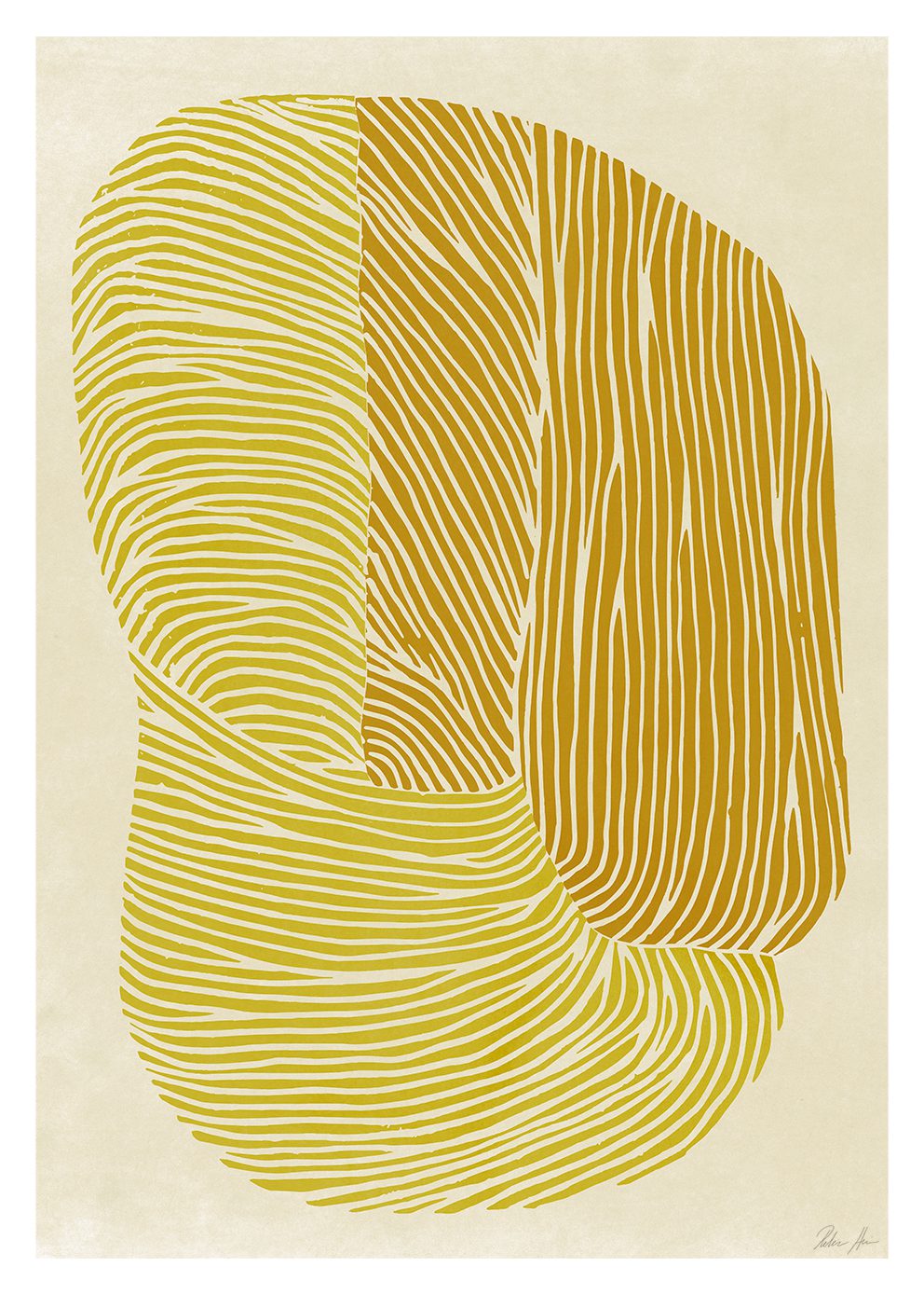 アートポスター Rebecca Hein／Yellow Reef（40cm×50cm）
