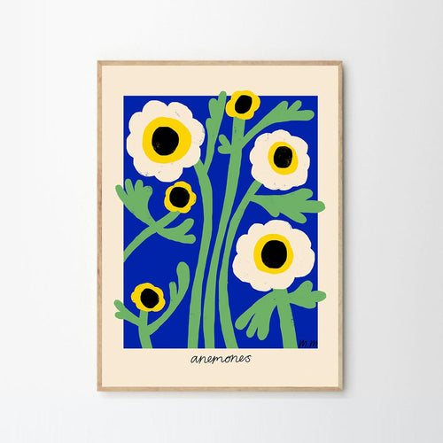 アートポスター MADELEN MÖLLARD／Yellow Anemones（30cm×40cm）
