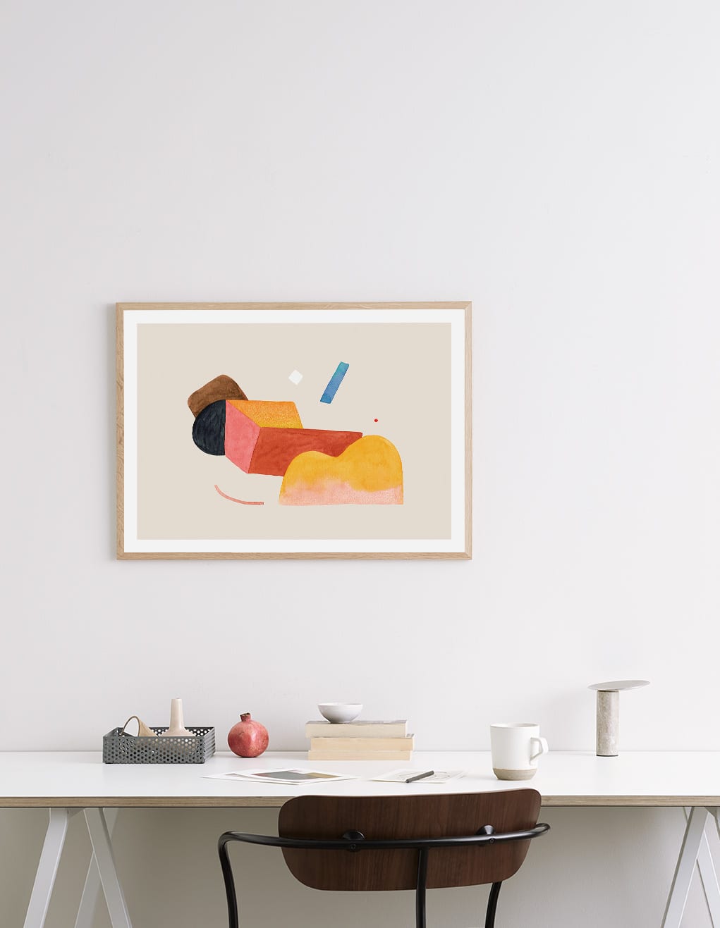 アートポスター Wensi Zhai／Visual flow（50cm×70cm）｜アート